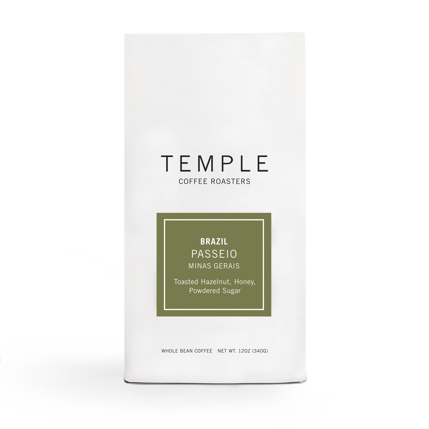 Bag of Brazil Passeio coffee. 