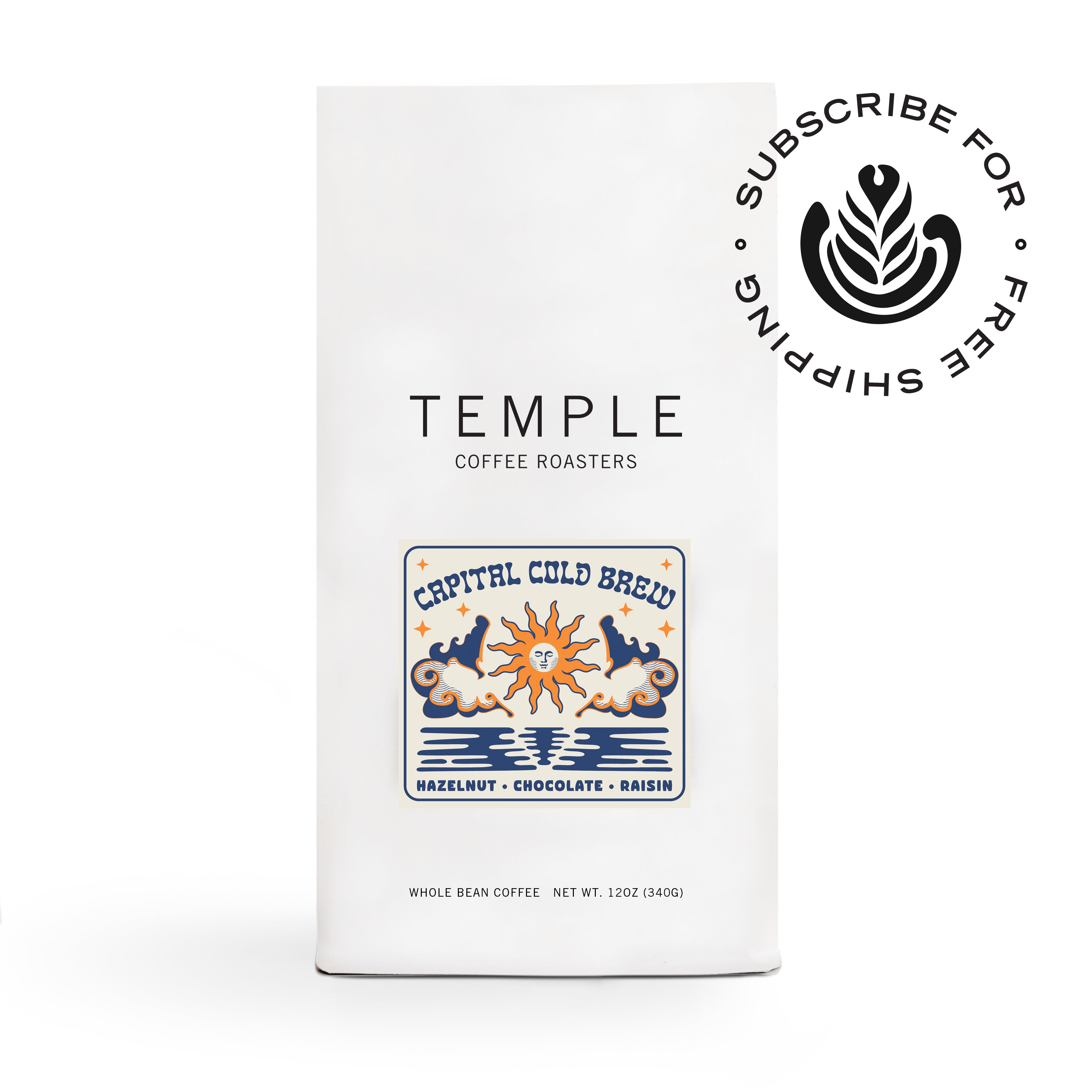 Bag of Capital Cold Brew coffee. 