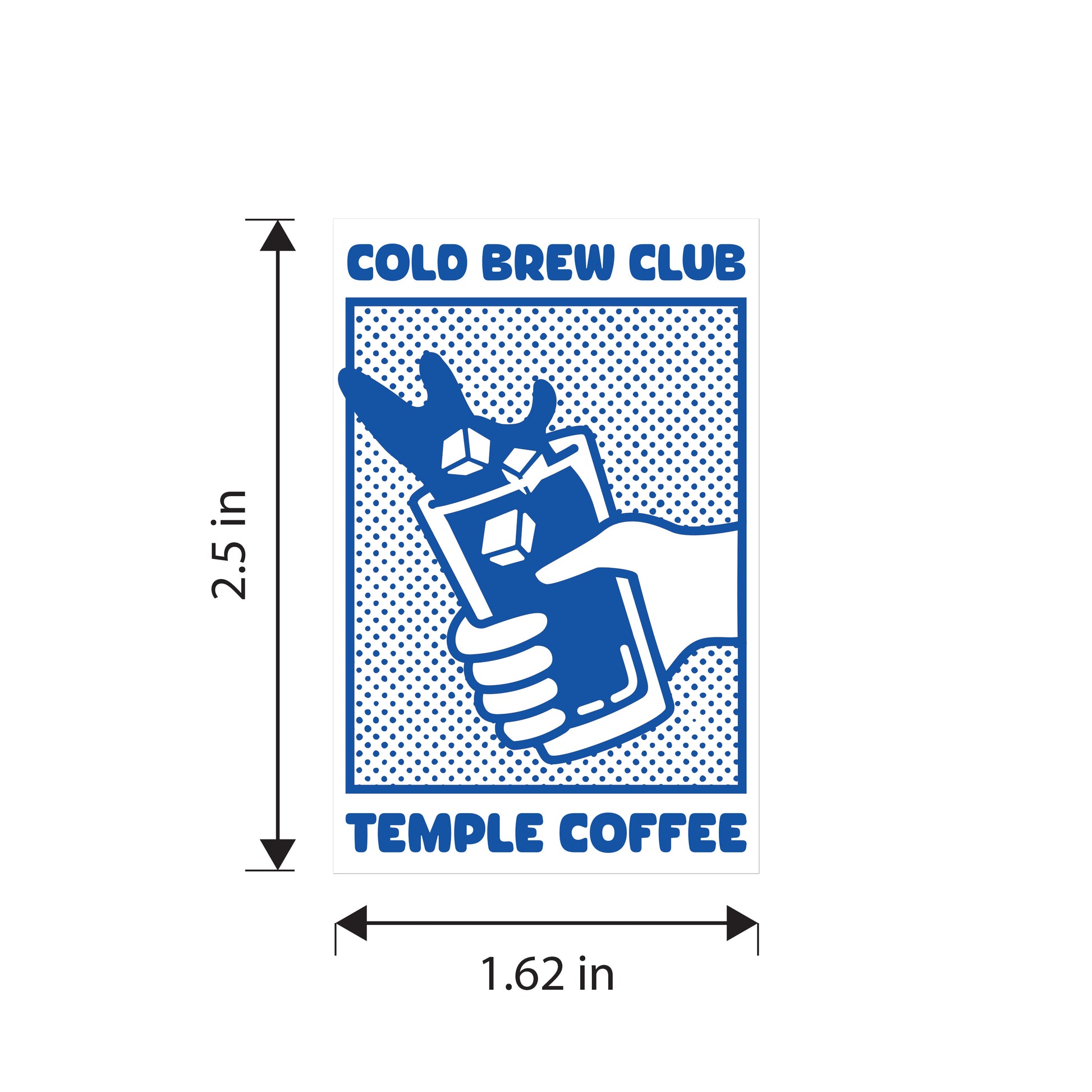 Cold Brew Club Sticker
