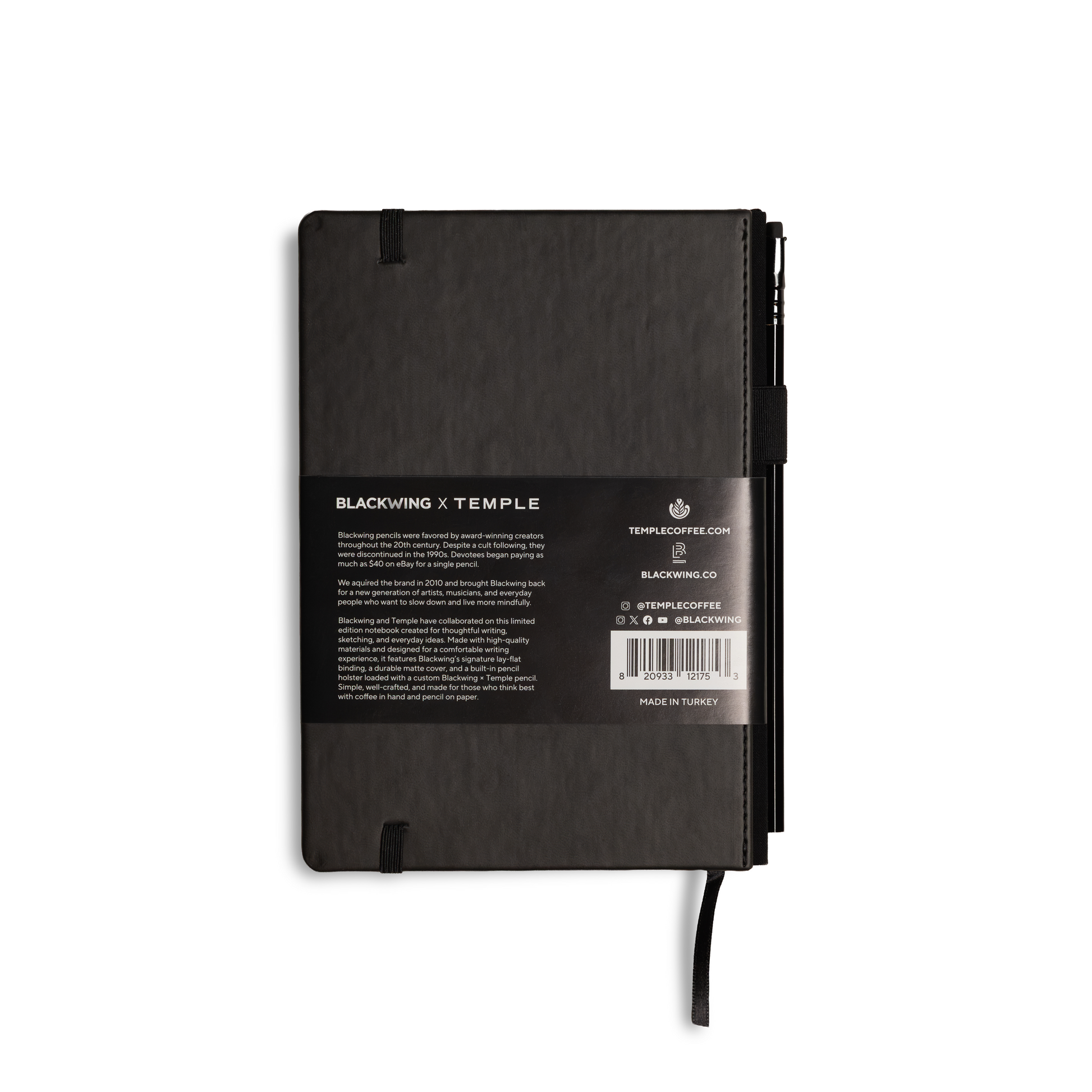 Temple x Blackwing Notebook w/ Pencil