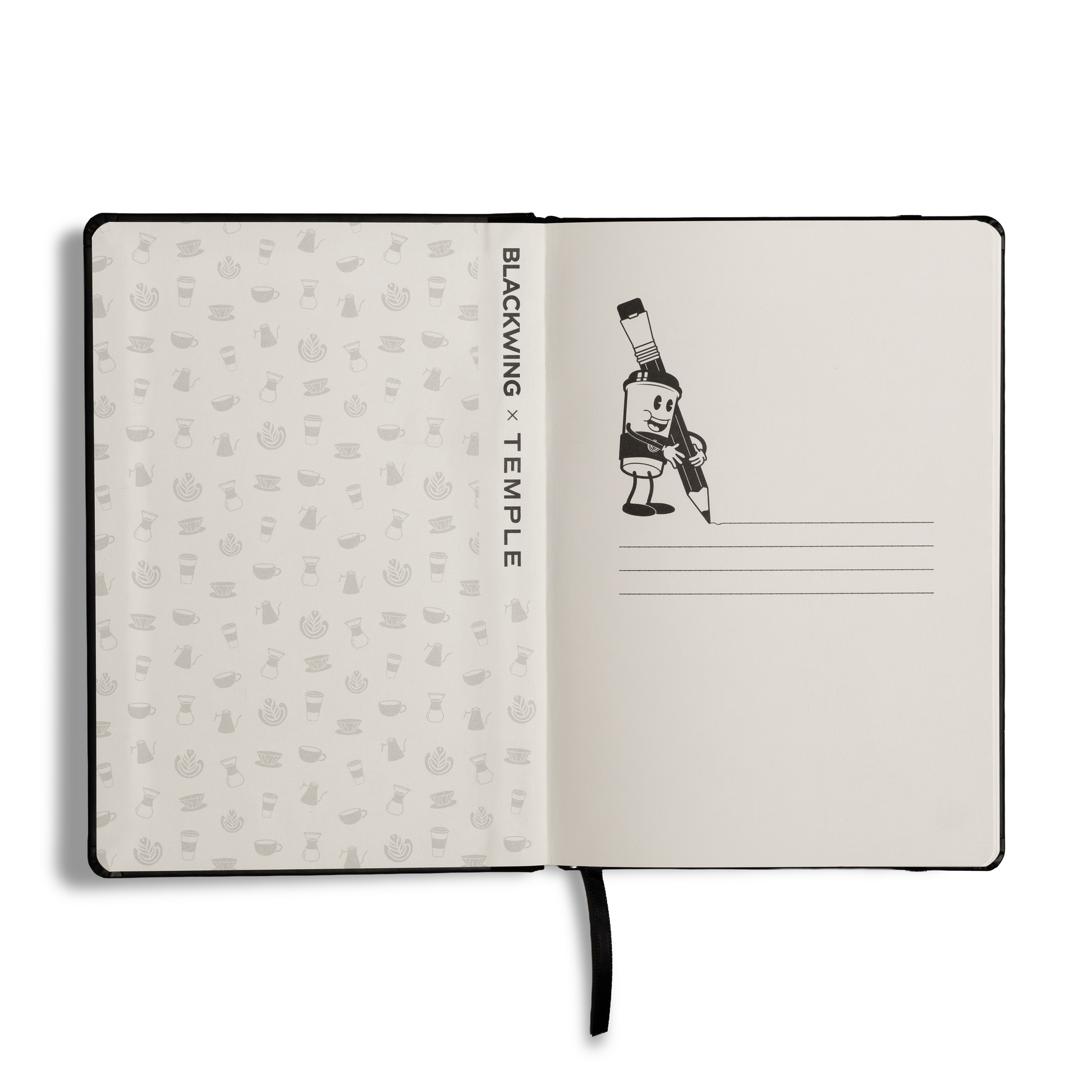 Temple x Blackwing Notebook w/ Pencil