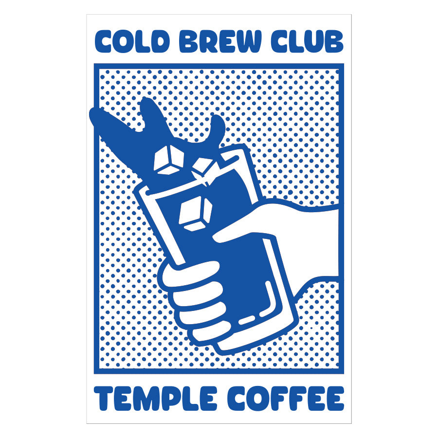 Cold Brew Club Sticker