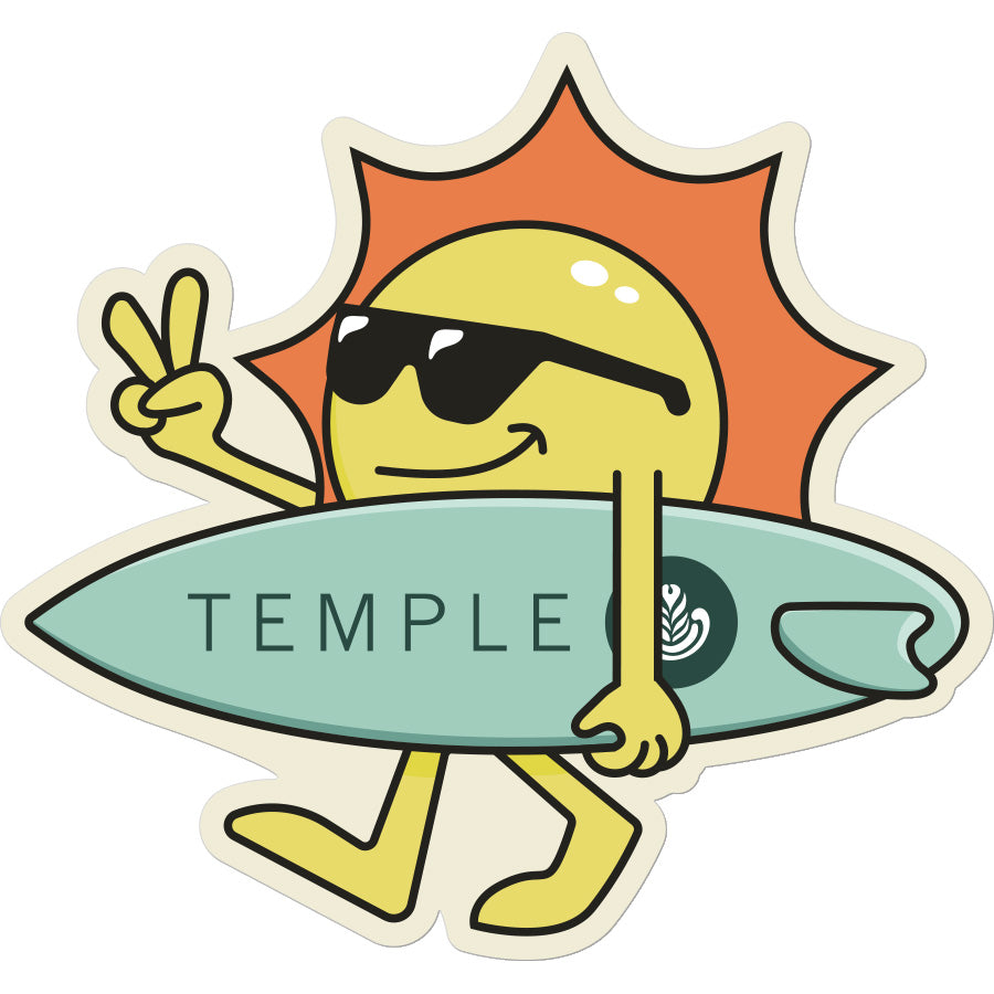 Sunshine Surfer Sticker
