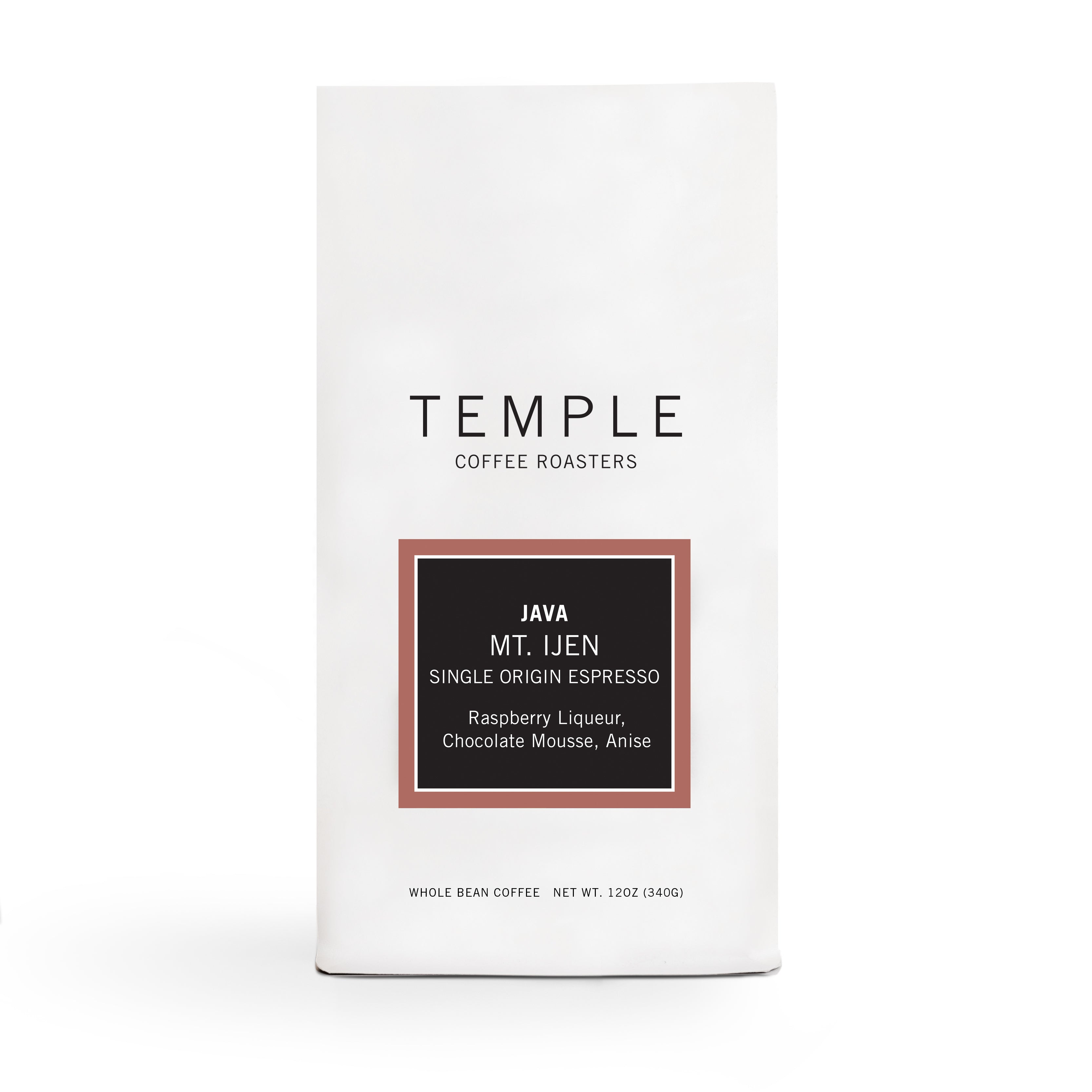 Bag of Java Mt. Ijen Single Origin Espresso. 