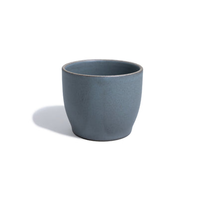 Blue porcelain mug.