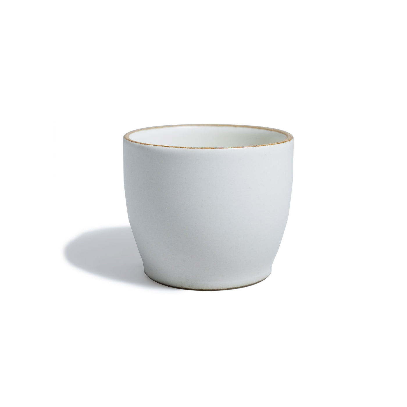 White porcelain mug.