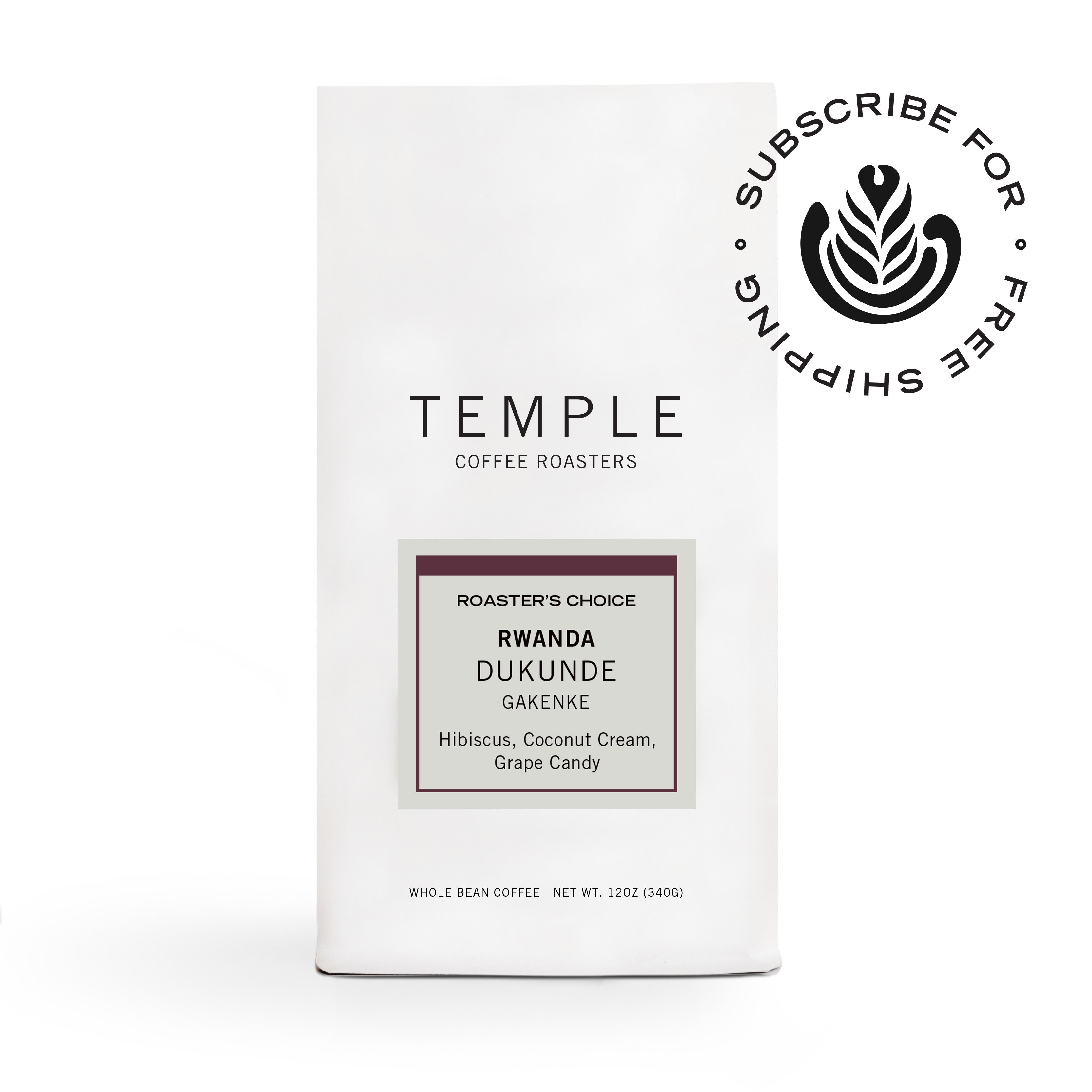 Bag of Roaster's Choice Coffee Rwanda Dukunde
