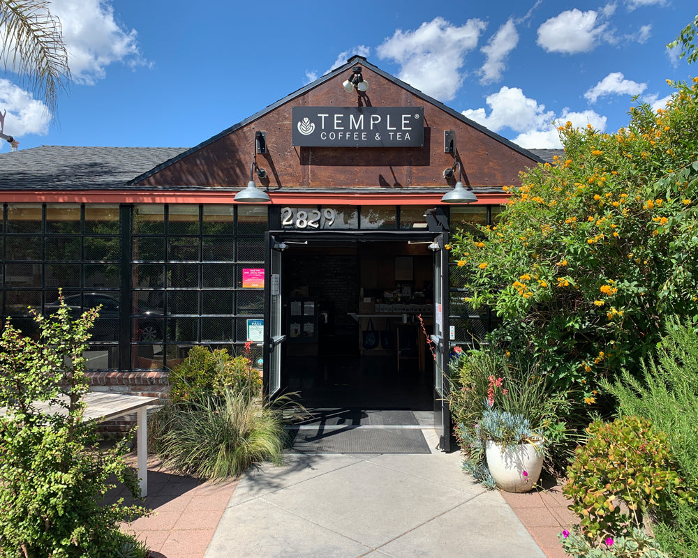 Front entry of the S St Temple Coffee Cafe
