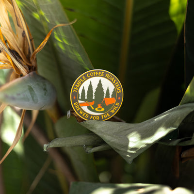 Camp Temple Coffee Sticker