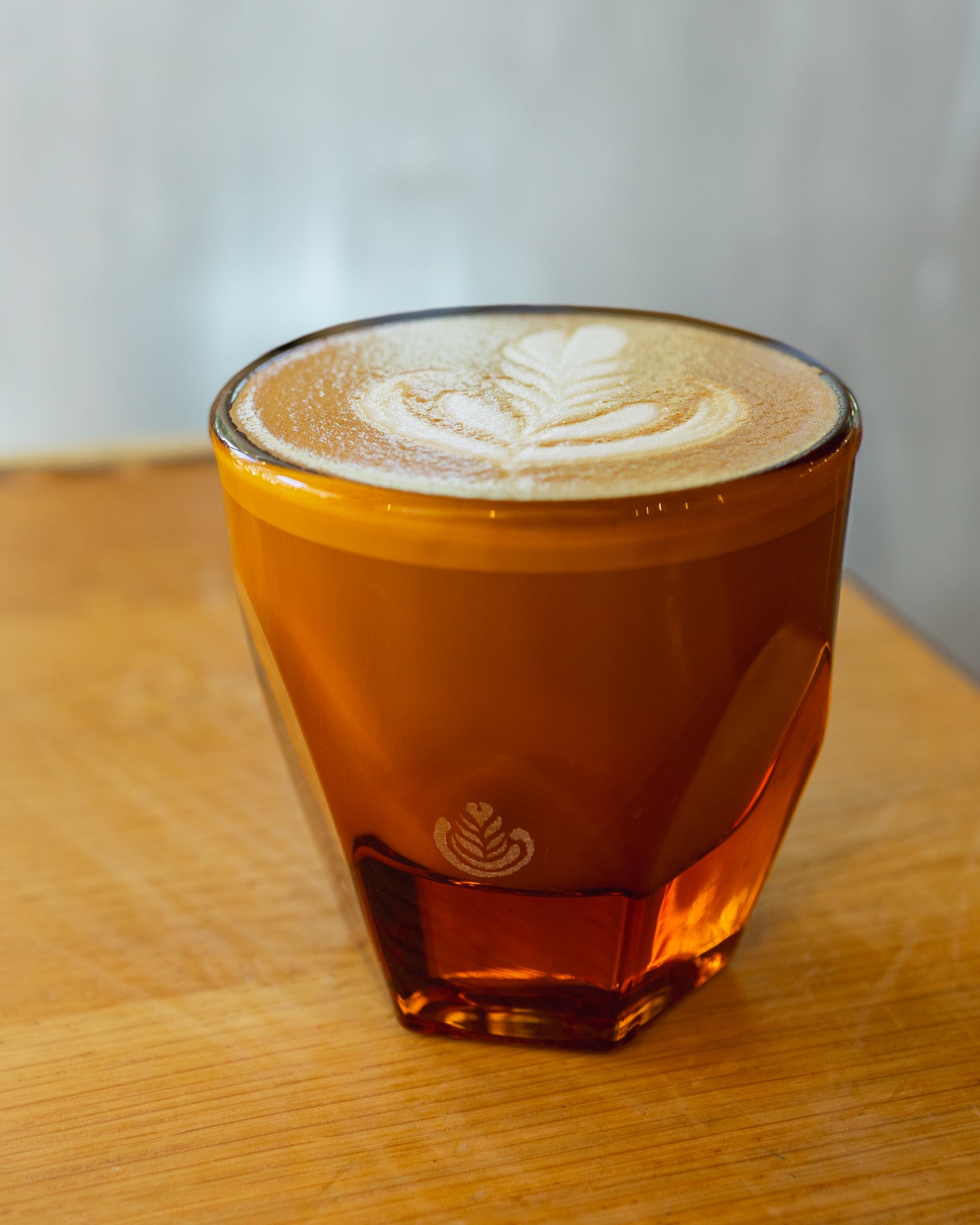 Vero Cortado Glass - Amber – FreeForm Coffee Roasters