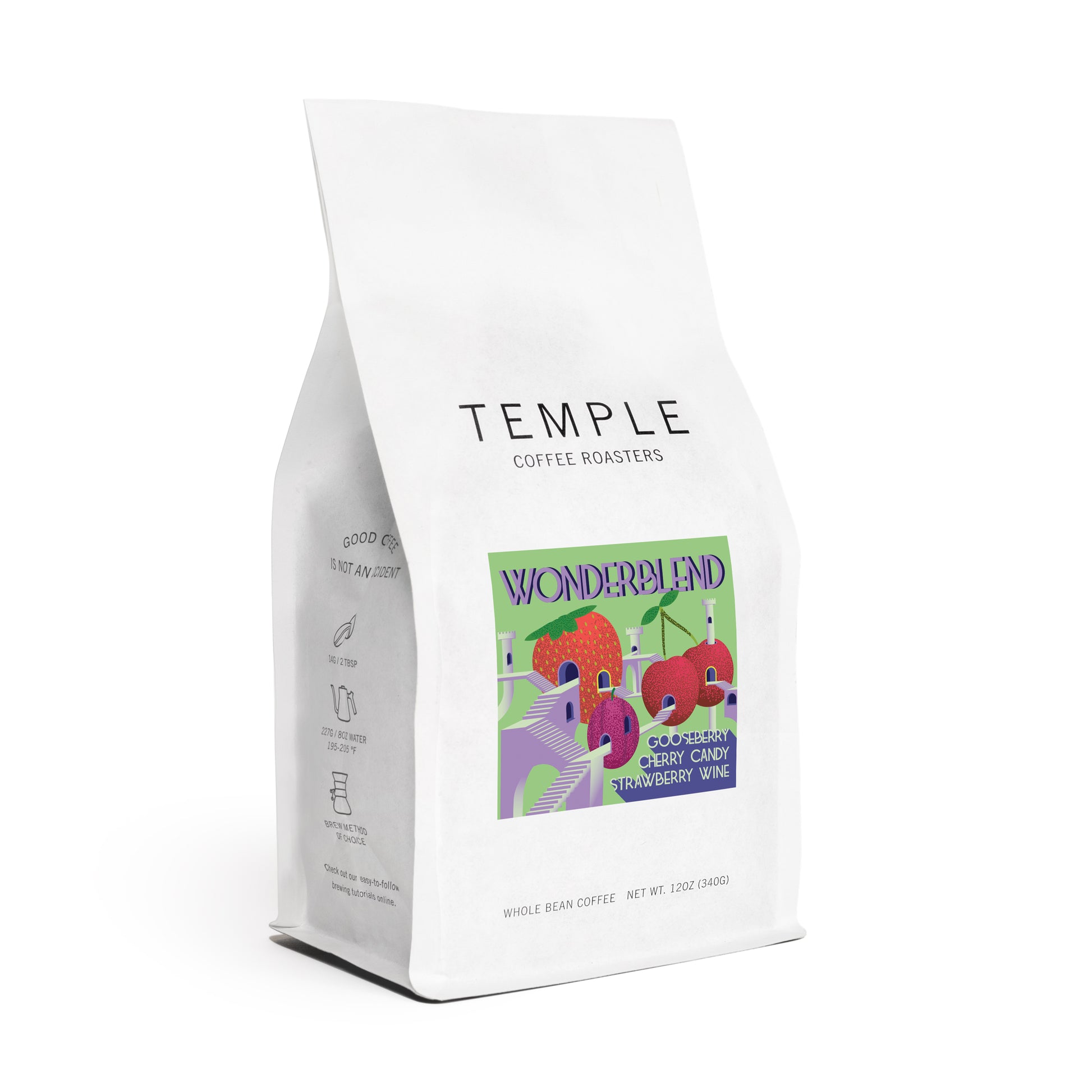 Bag of Wonderblend coffee. 