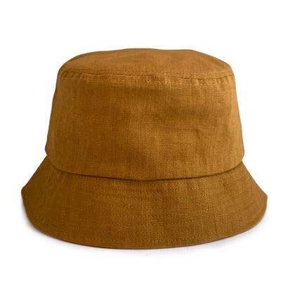 Back of Hemp Bucket Hat