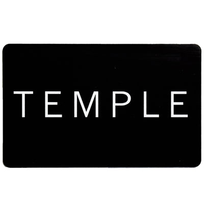 Temple Gift Card